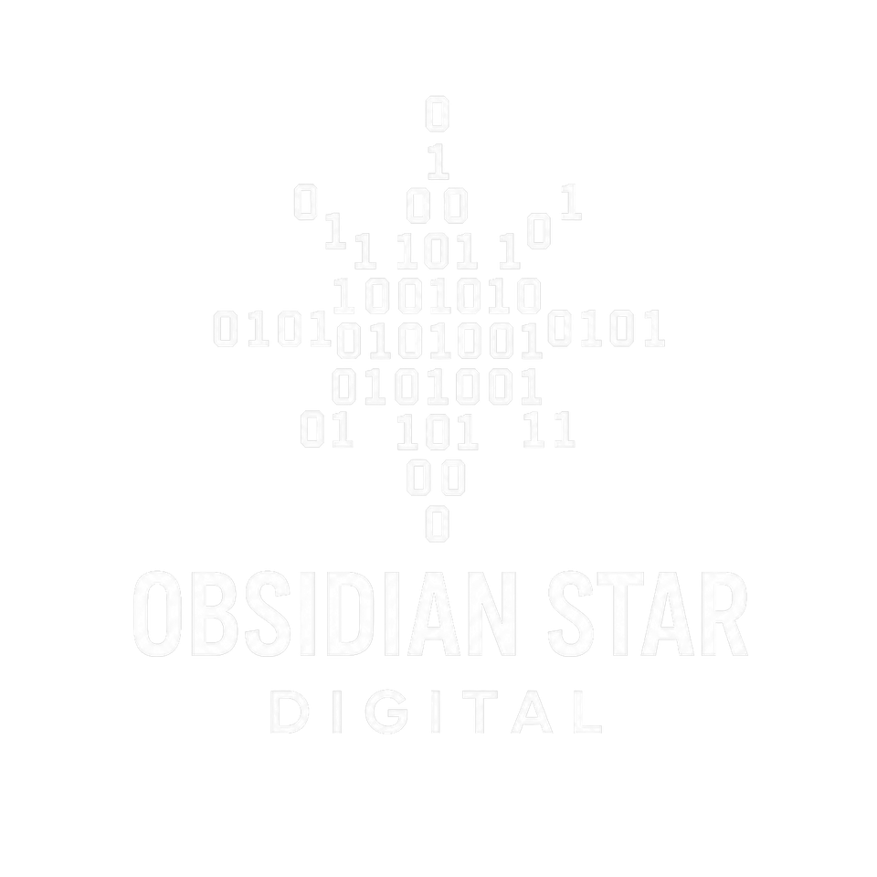 Obsidian Star Digital — binary star logo